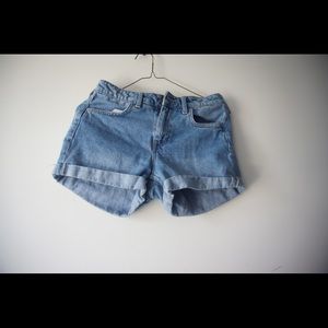 Denim Regular Waist Shorts